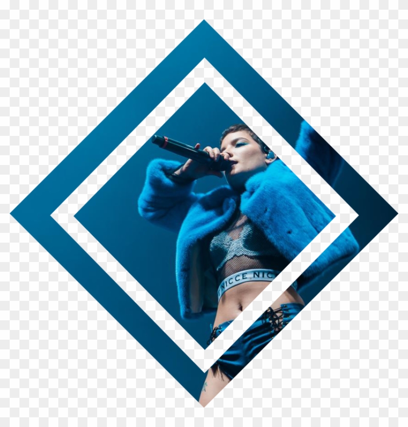#halsey #halseyblue #blue #halseyoverlay #freetoedit - Poster Clipart #3174574
