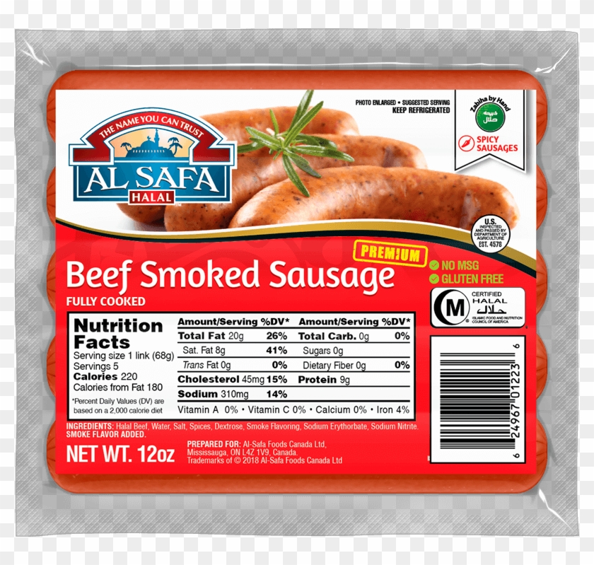 Beef-sausage - Al Safa Clipart #3174706