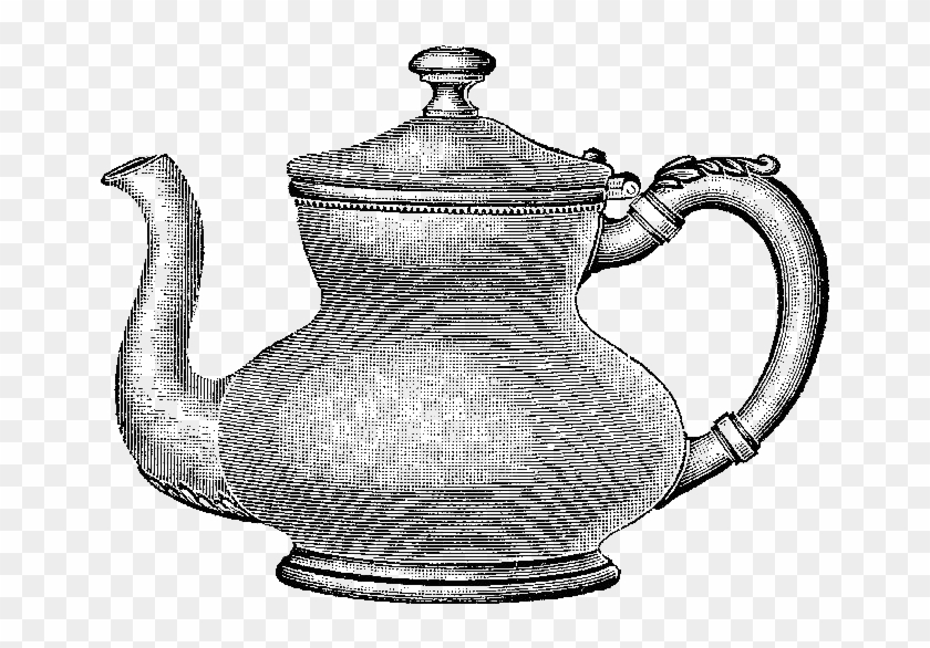 Tea Kettle Kettles - Vintage Coffee Pot Png Clipart