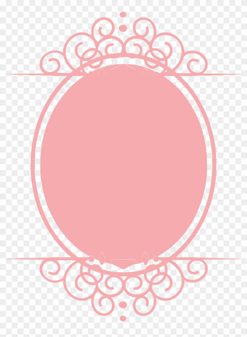 Frames Vintage Rosa Png - Vintage Frame Rosa Png Clipart