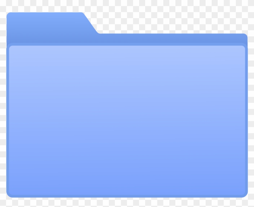 File Antu Folder - Blue File Folder Png Clipart