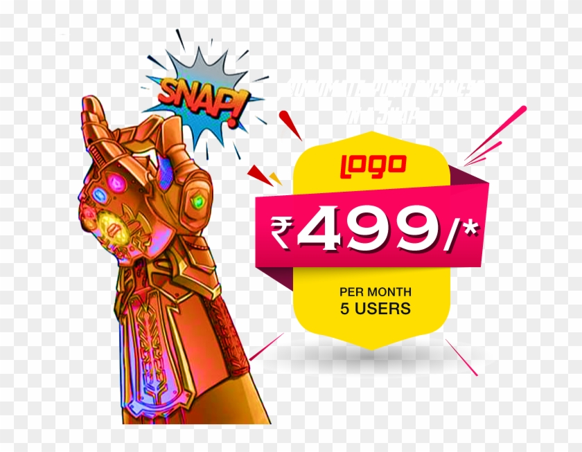 Vyapari-mobile Erp App - Infinity Gauntlet Snap Drawing Clipart
