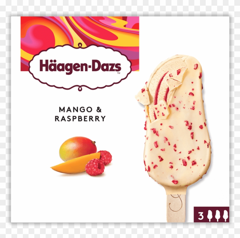 Mango & Raspberry Stickbar Mpk Shn - Haagen Dazs Clipart