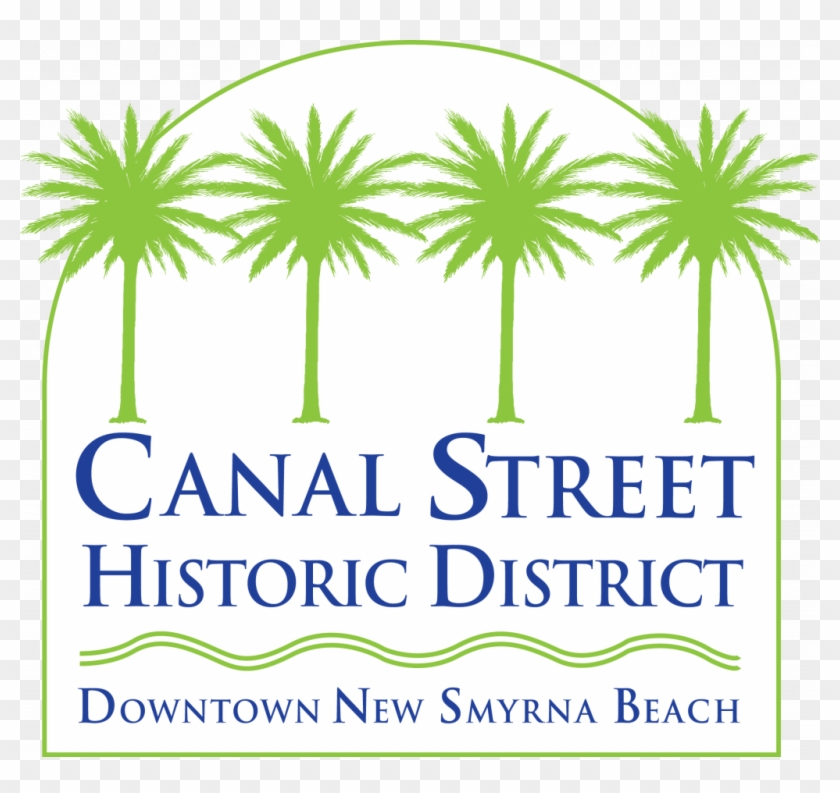 New Smyrna Beach Florida Map With Canal Street Historic - Logo Grand Mercure Medan Angkasa Clipart