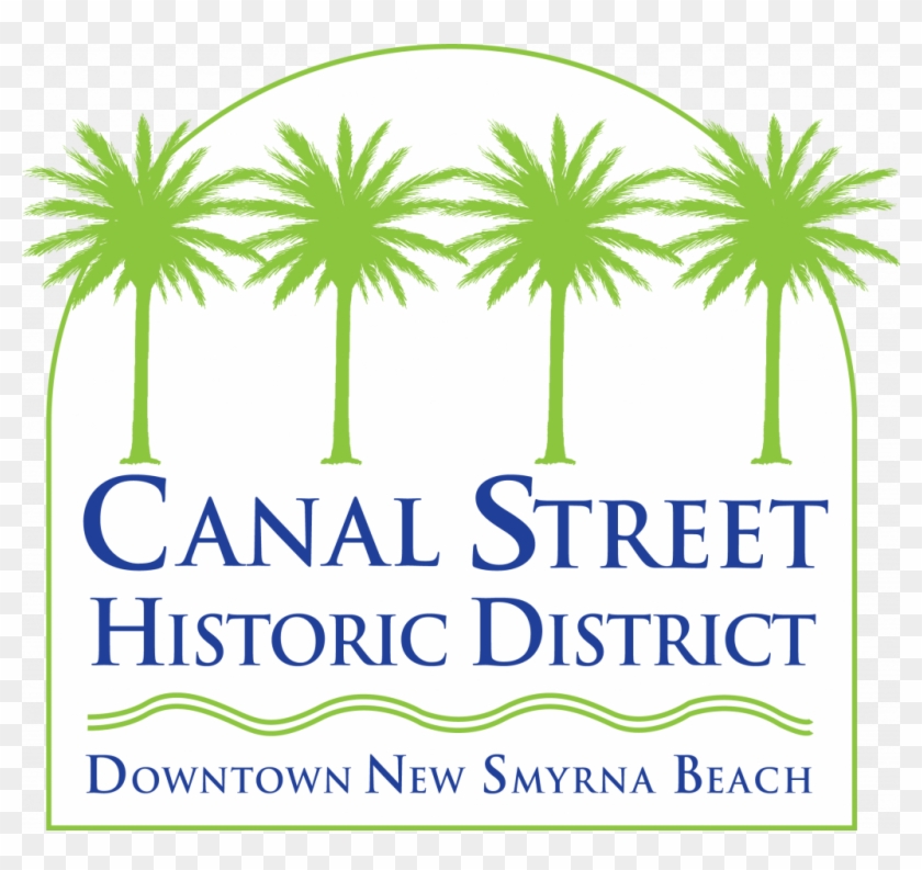 New Smyrna Beach Florida Map With Canal Street Historic - Logo Grand Mercure Medan Angkasa Clipart #3178935