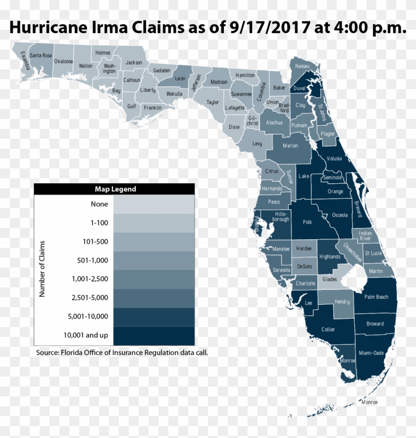 Hurricane Irma Claims Data - Florida Voter Turnout Clipart