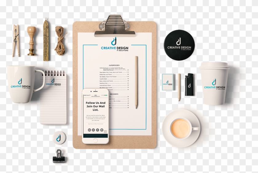 Creative Design Dubai - Branding Set Mockup Psd Clipart
