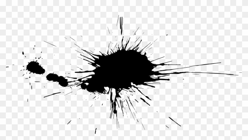 Yellow Paint Splatter Transparent - Illustration Clipart