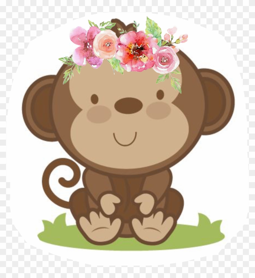 Monkey Girl Png - Cute Monkey Face Clipart Transparent Png #3179783