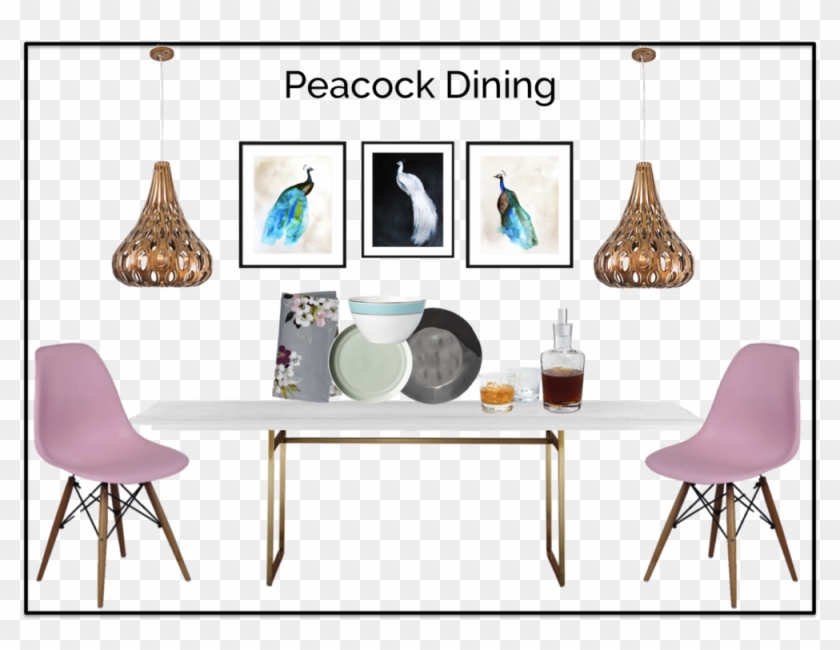 Design Board Peacock Dining - Chair Clipart
