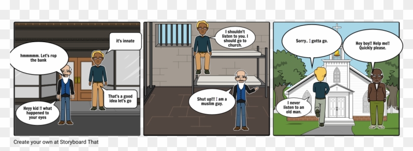 An Old Man - Comics Clipart