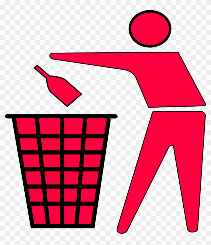 Recycling Garbage Waste Basket Png Image - Trash Can Graphics Clipart #3180587