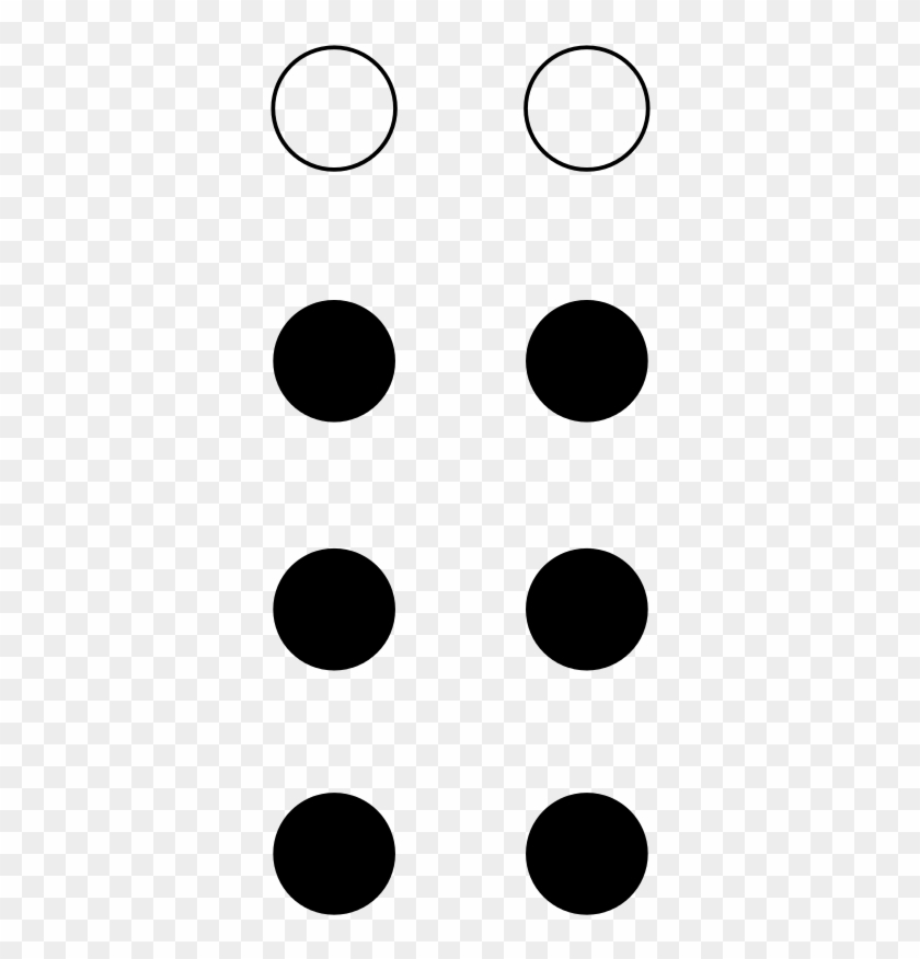 File - Braille8 Dots-253678 - Svg - Circle Clipart #3182010