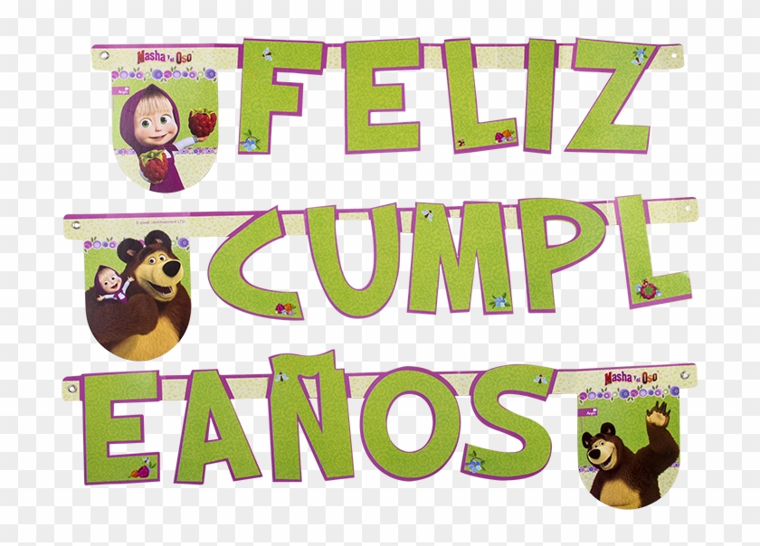 Linea Masha Y El Oso - Cartoon Clipart