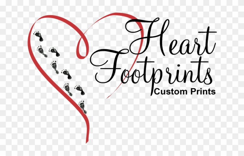Picture - Heart And Footprints Clipart #3182439