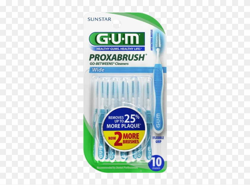 Gum Proxabrush Go-between Cleaners, Wide, 10 Ct - Gum Proxabrush Clipart