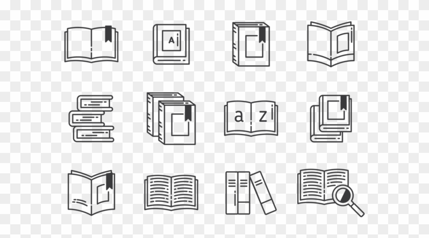 Libro Icons Vector - Bible Graphic Design Cartoon Png Blue And White Clipart #3182863