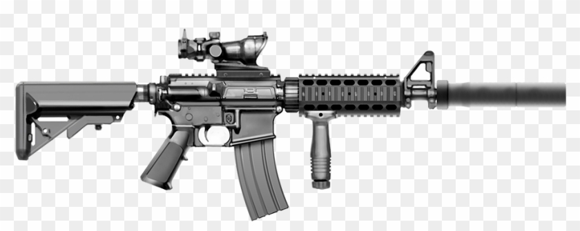 Smith And Wesson M&p 15 With Carry Handle Clipart #3183172