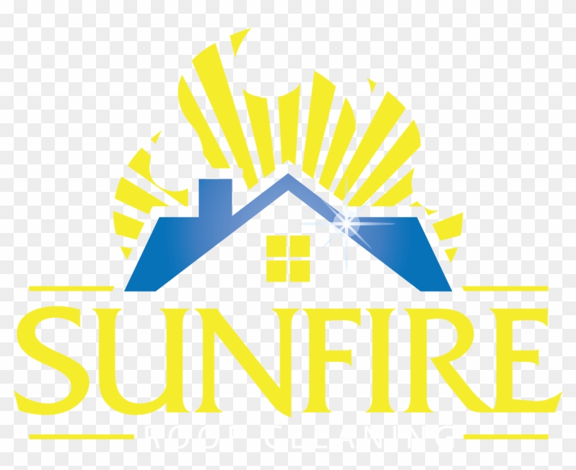 Sunfire Roof Cleaning Logo - Graphic Design Clipart
