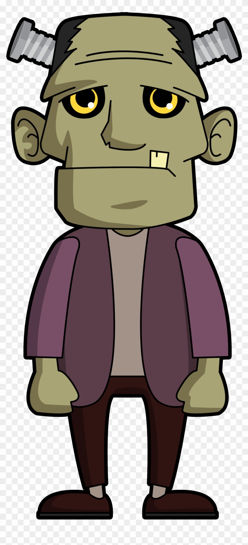 Frankenstein Free To Use Cliparts - Frankenstein Black And White Caricature - Png Download
