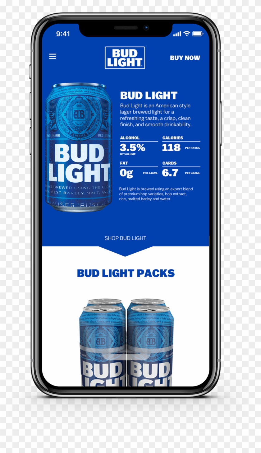 Bud Light Uk - Mobile Phone Clipart