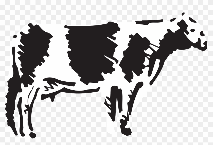 Cow Livestock Cattle Farm Png Image - Cow Design Png Clipart #3184016