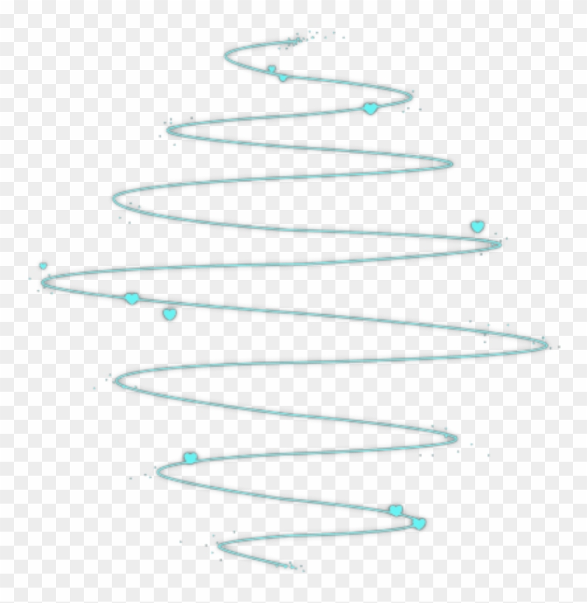 #hearts #lines #swirly #neon #blue #glow #freetoedit - Earrings Clipart #3184524