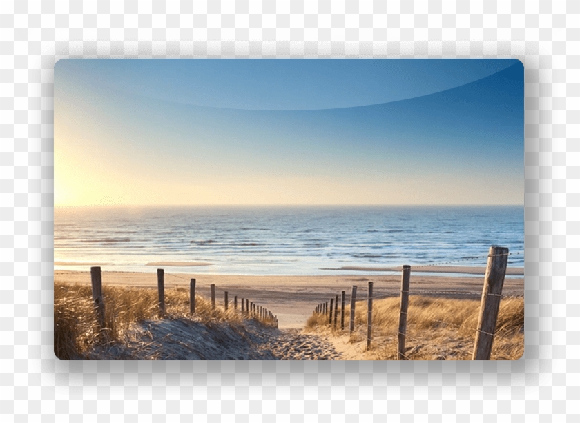 Vector Sand Shore - Happy Day On The Beach Clipart