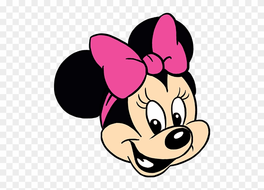 Ear Clipart Goofy - Pink And White Minnie Mouse - Png Download
