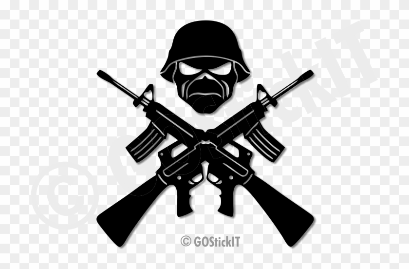 Iron Maiden Army Logo Sticker - Iron Maiden A Matter Of Life And Death Png Clipart