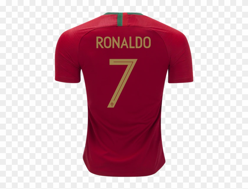 Portugal 2018 Home Jersey Ronaldo - Portugal Ronaldo Jersey 2018 Clipart