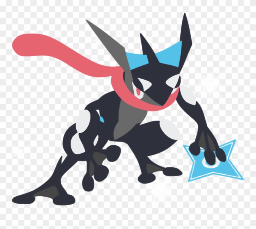 Greninja Shiny Png - Shiny Greninja Png Clipart #3184908