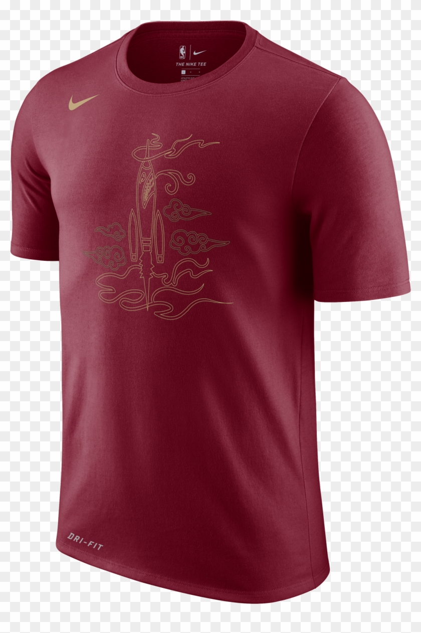 Nike Nba Houston Rockets Dry Tee - Nike Houston Rockets T Shirt Clipart #3184975