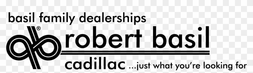 Robert Basil Cadillac Black Logo - Oval Clipart