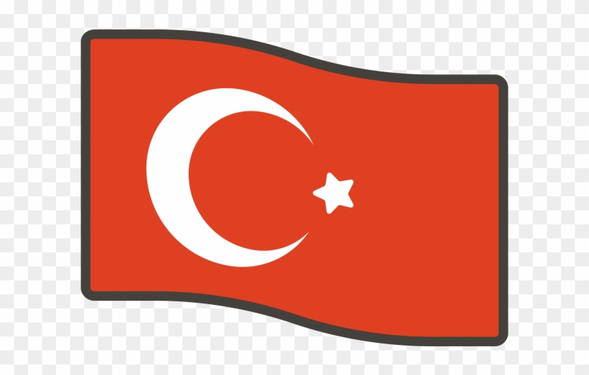 Turkey Flag Emoji Clipart