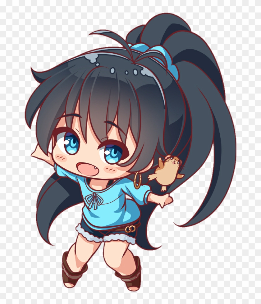 #kawaii #anime #animegirl #cute #chibi #loli #waifu - Kawaii Girl Cute Chibi Anime Clipart