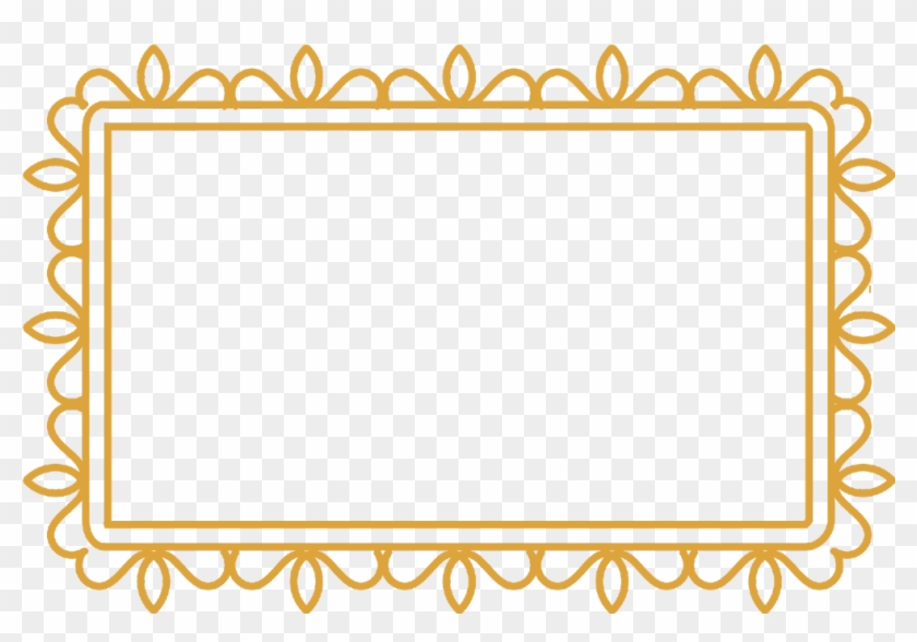 #gold #frame #border #swirls #decor #decoration #icon - Picture Frame Clipart #3185967