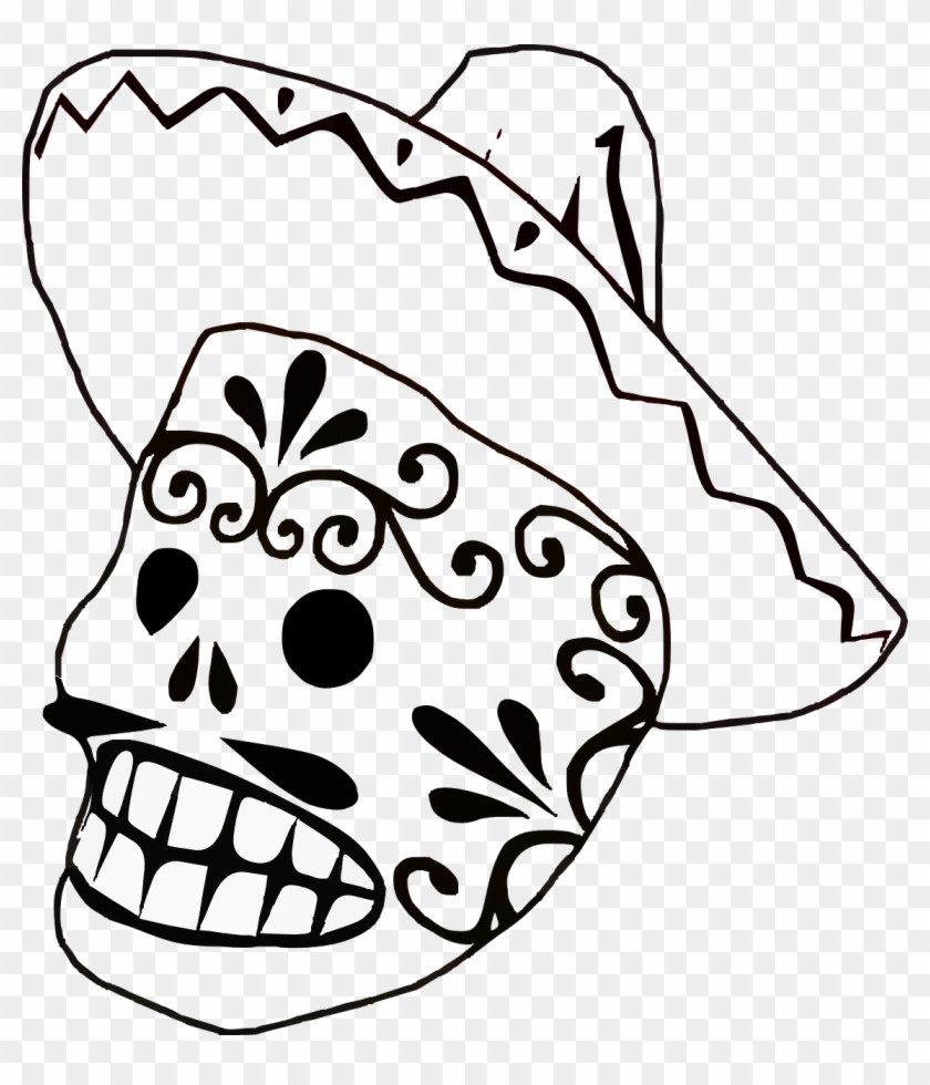 Mask Mexican Sombrero Mustache Png Image - Clipart México Png Transparent Png #3186497