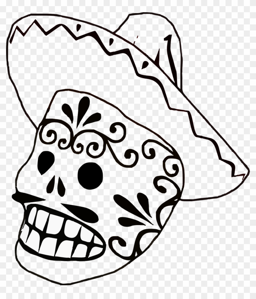 Mask Mexican Sombrero Mustache Png Image - Clipart México Png Transparent Png