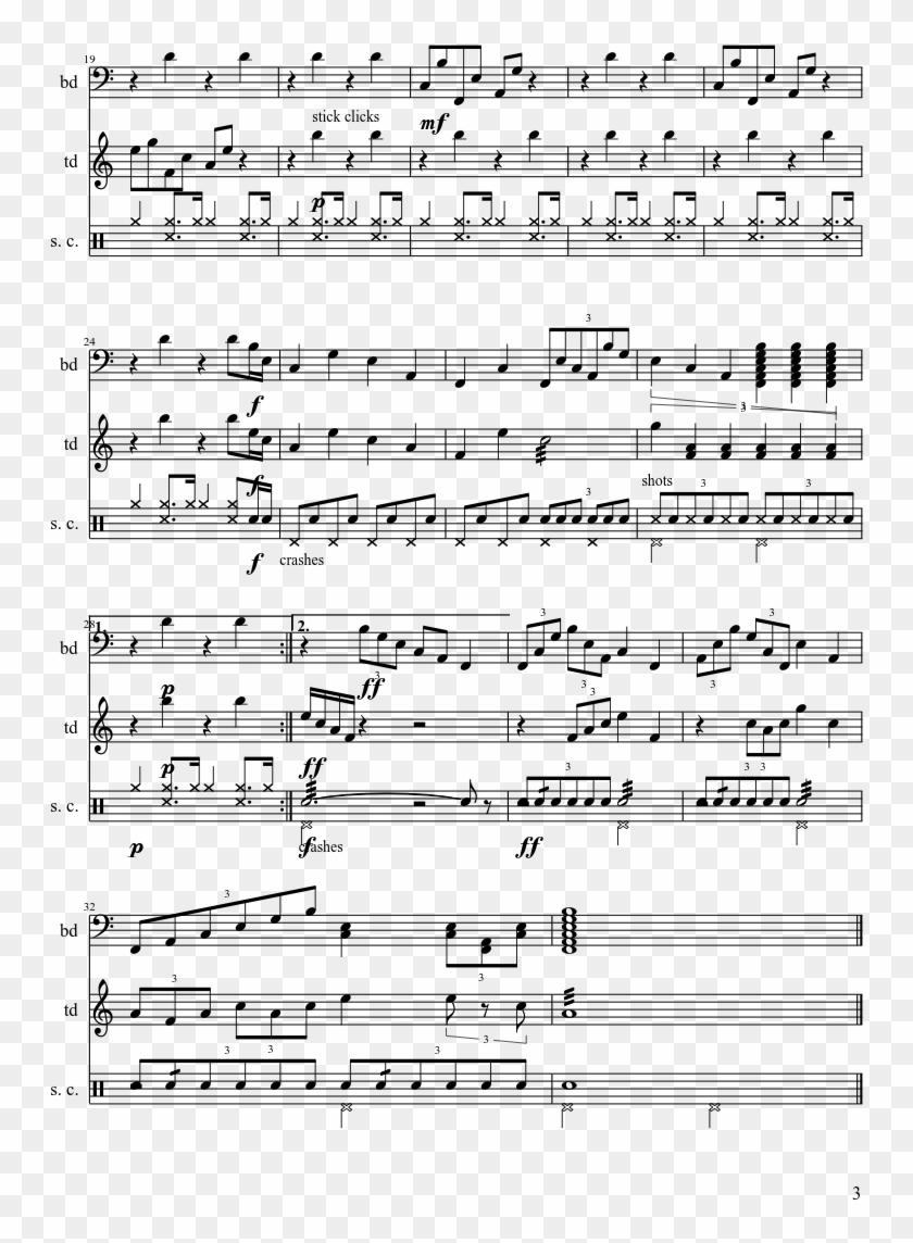 8-bit Sheet Music Composed By Thomas Re 3 Of - La Follia Corelli Pdf Clipart