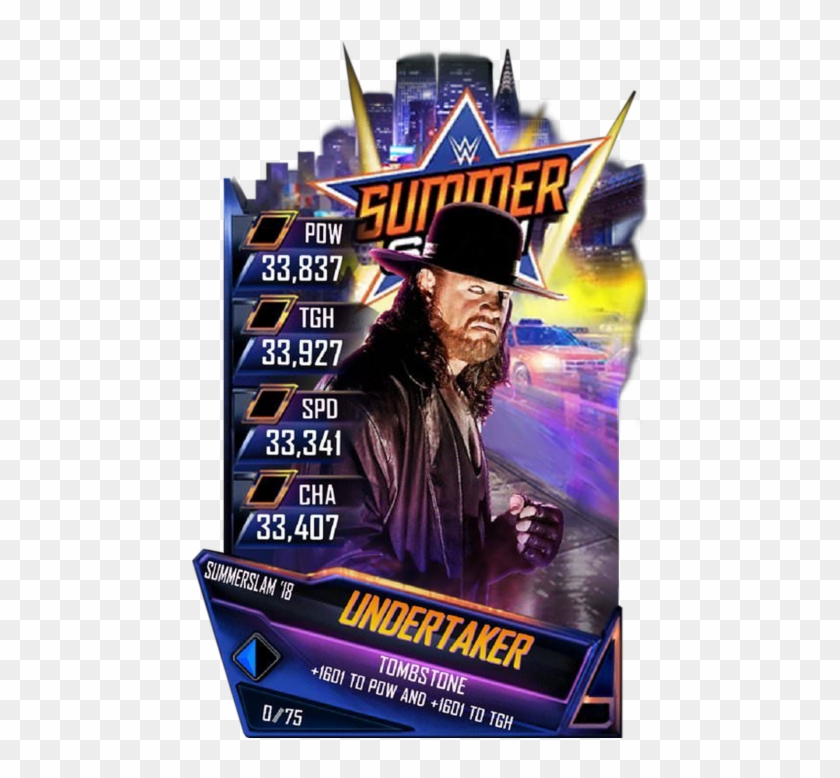 Undertaker S4 21 Summerslam18 - Wwe Supercard Summerslam 18 Cards Clipart #3187127
