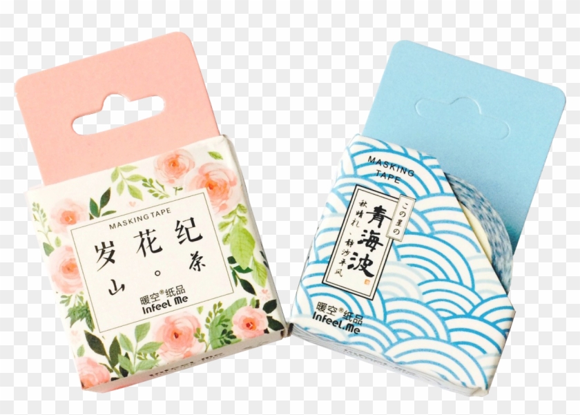My Transparents Washi Tape Transparent Pink Blue Aesthetic - Printing Clipart