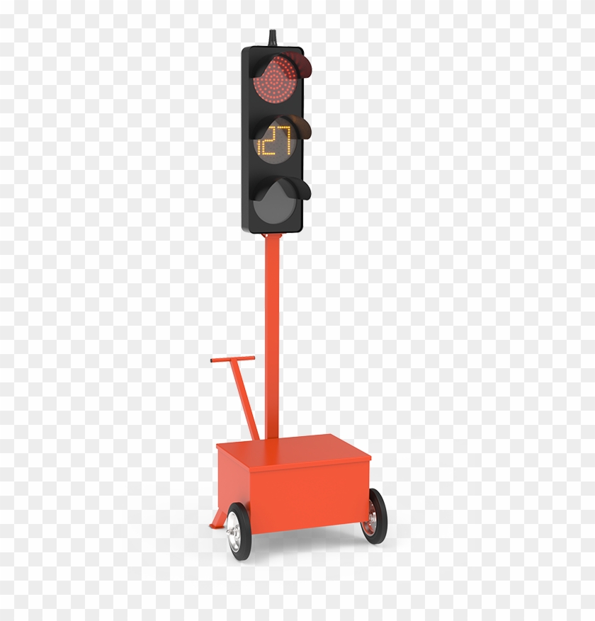 Portable Traffic Lights With Rf Link Communication - Traffic Light Clipart