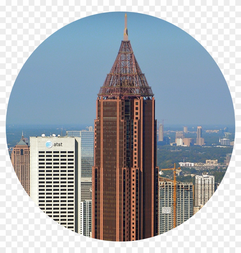 Bank Of America - Bank Of America Plaza Atlanta Clipart #3187505