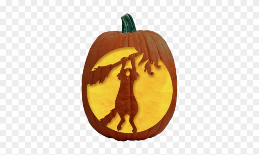 Joy Ride Pumpkin Carving Pattern - Fairy Pumpkin Carving Patterns Clipart #3187770