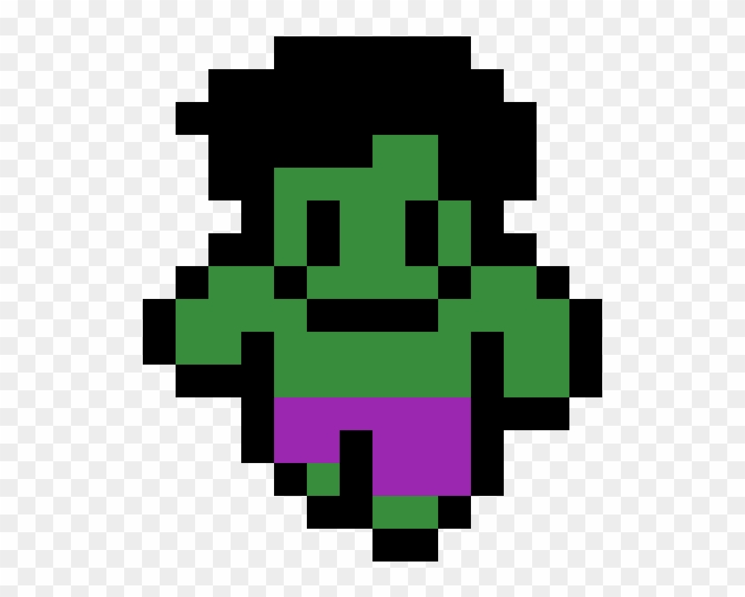 Hulk - Pixel Heart Rainbow Png Clipart