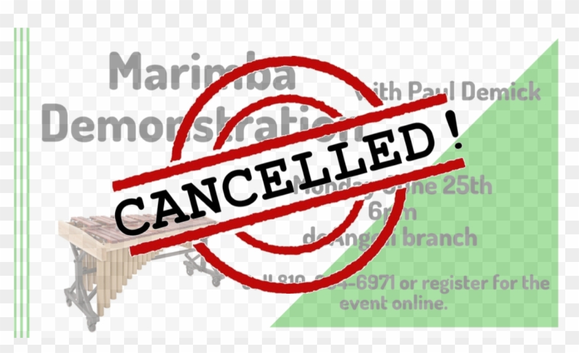 Marimba Demonstration - Cancelled - Glenville State College Clipart #3188288