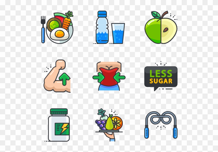 Diet And Fitness - Png Free Vector Trip Clipart