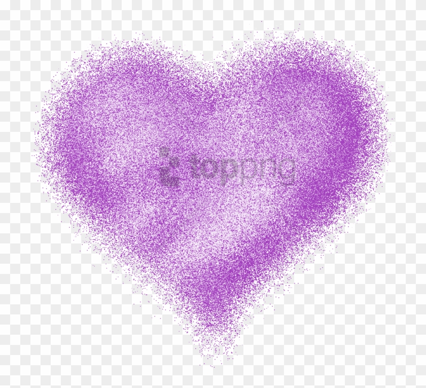 Free Png Glitter Heart Png Png Image With Transparent - Purple Heart Clipart #3188633