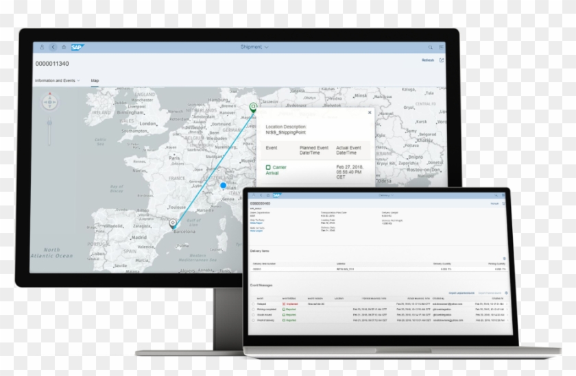 Real-time Location Tracking By Sap Global Track & Trace - Product Manager Sap Business Intelligence Value Proposition Clipart